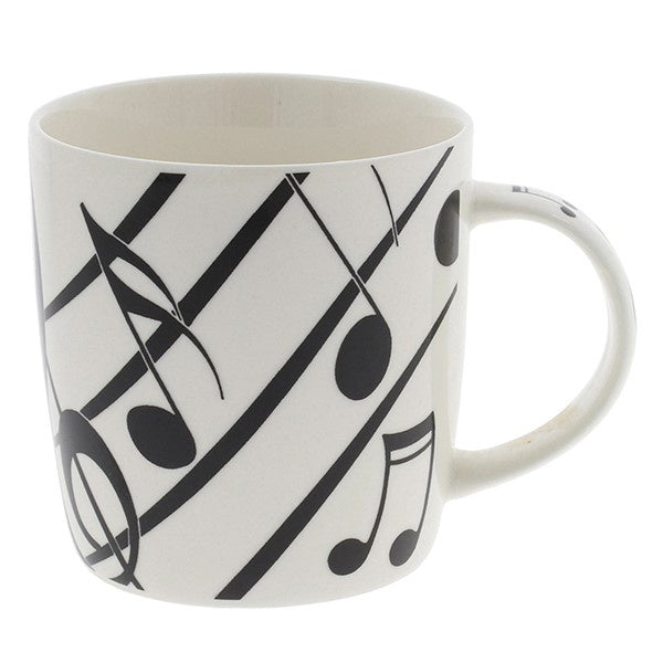 White Music Legato Boxed Mug