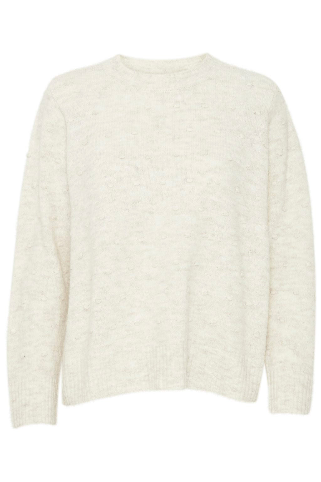 Fransa Elise Pullover Limestone Melange