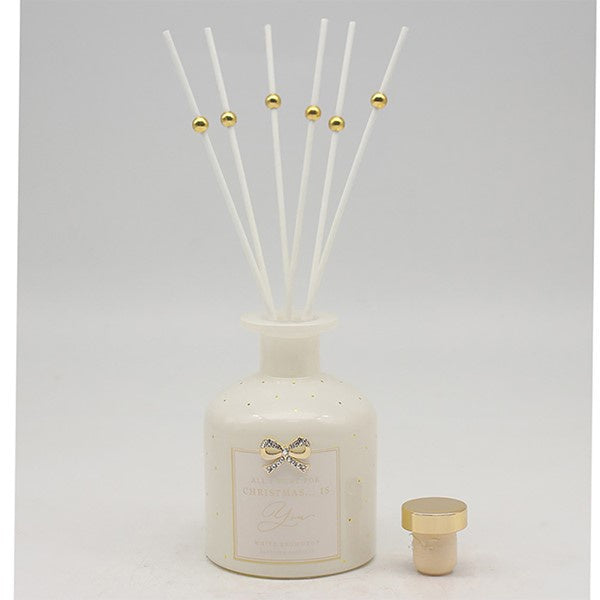 Heart Want For Christmas Diffuser White