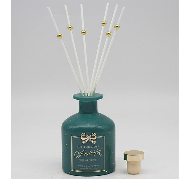 Heart Wonderful Time Xmas Diffuser Green