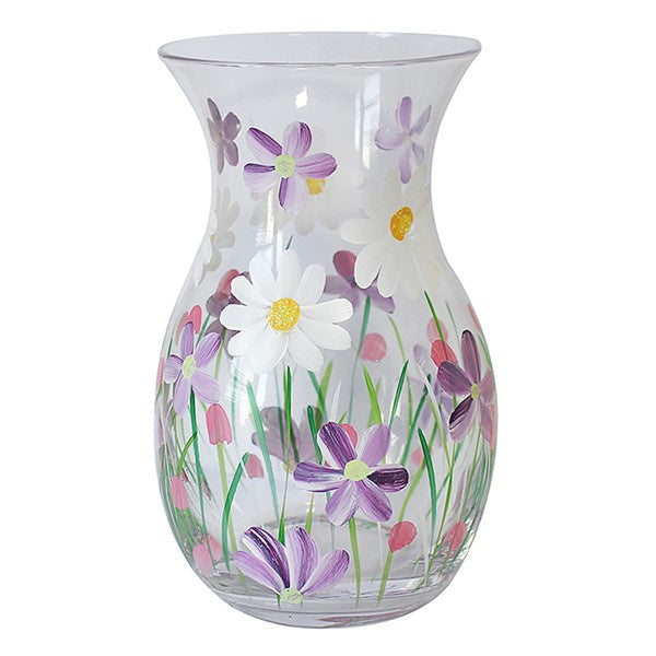 Flower Vase Glass Daisy