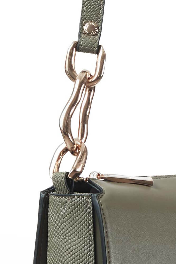 Luella Grey Margarita Zip Top Crossbody Sage