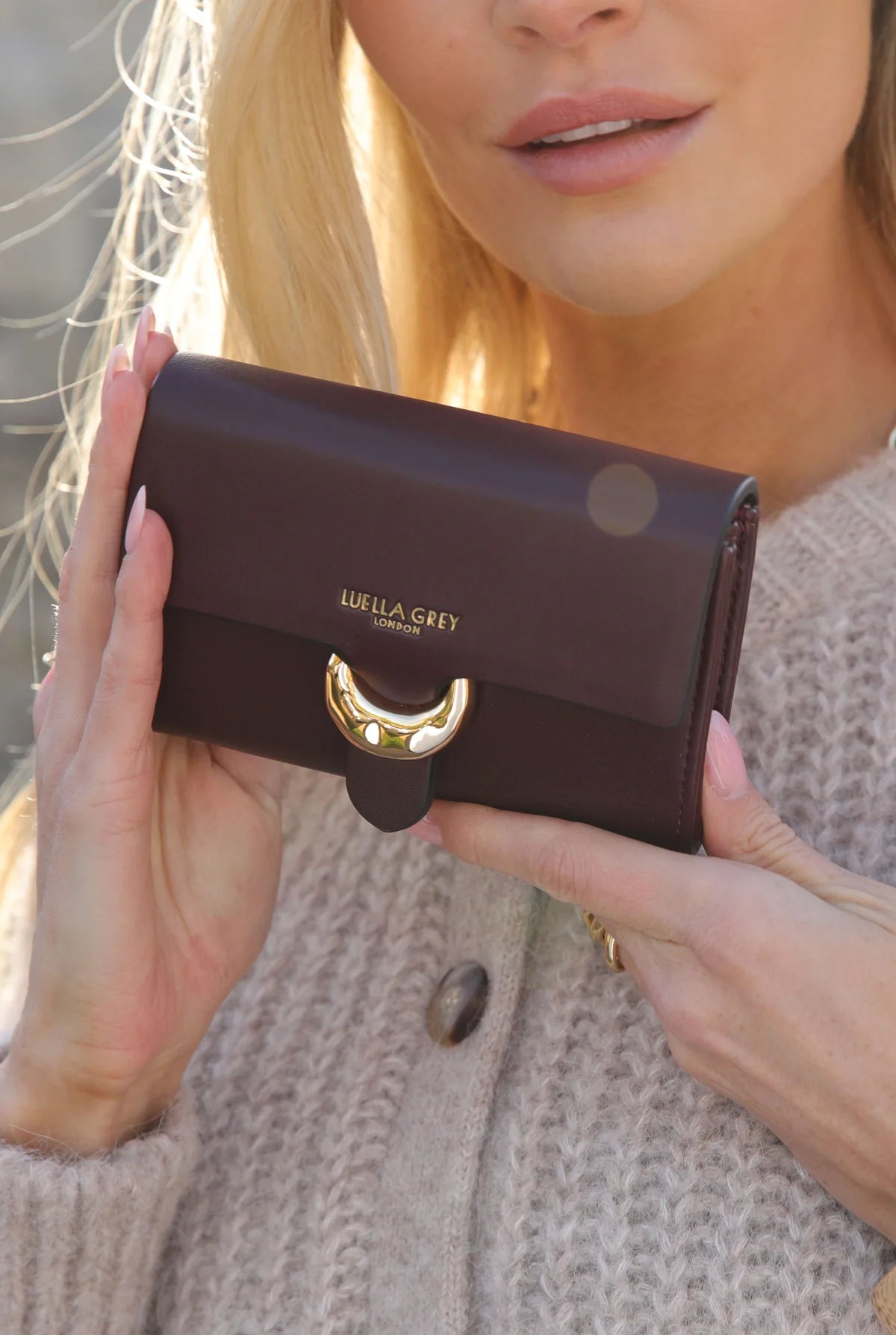 Luella Grey Letitia Purse Cherry