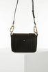 Luella Grey Margarita Zip Top Crossbody Bag Black