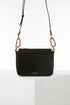 Luella Grey Margarita Zip Top Crossbody Bag Black