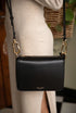 Luella Grey Margarita Zip Top Crossbody Bag Black