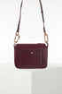 Luella Grey Margarita Zip Top Crossbody Bag Plum