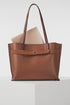 Luella Grey Oriana Laptop Tote Bag Conker