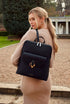 Luella Grey Penelope Laptop Nylon Backpack Black