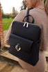 Luella Grey Penelope Laptop Nylon Backpack Black