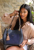 Luella Grey Sienna Hobo Tote Navy