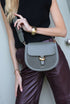 Luella Grey Venetia Saddle Crossbody Bag Khaki