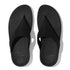 FitFlop Lulu Shimmerlux Toe-Post Sandals All Black