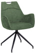 Union Armed Swivel  Dining Chair Green