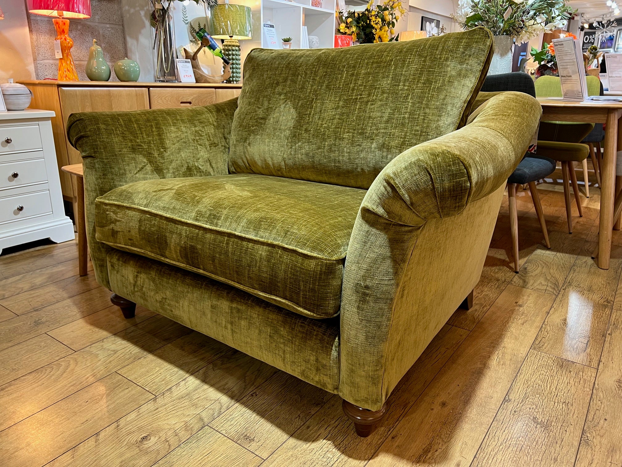 The Majestic Sofa Love Seat In A And B Fabrics