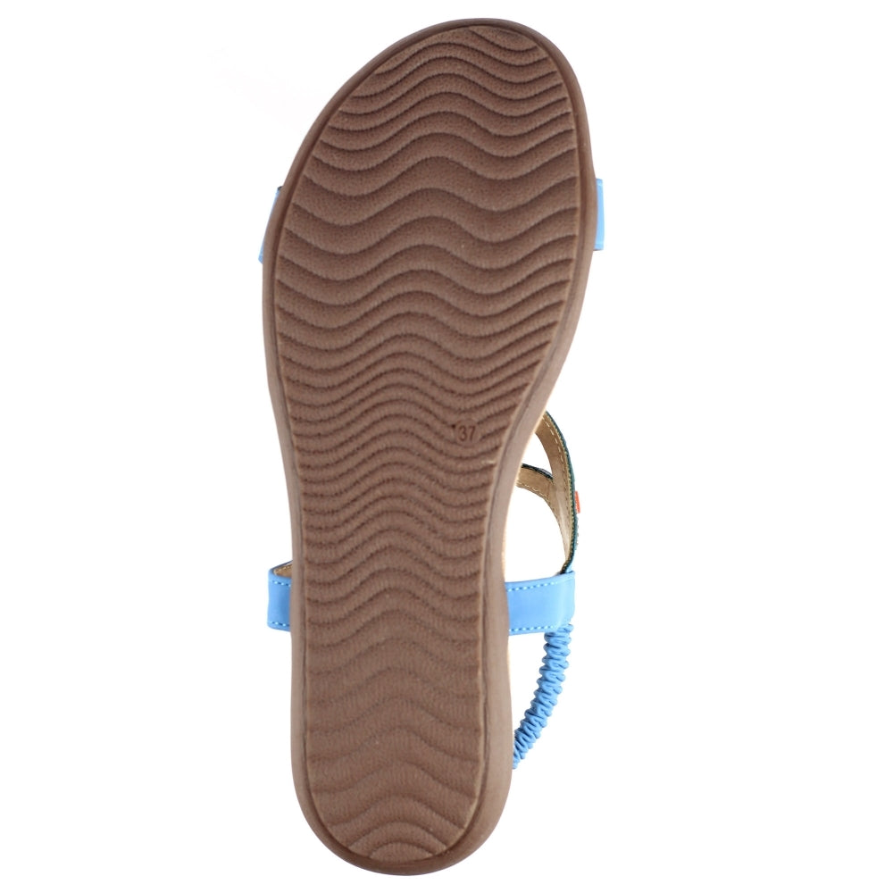 Lunar Mariella Blue Sandal