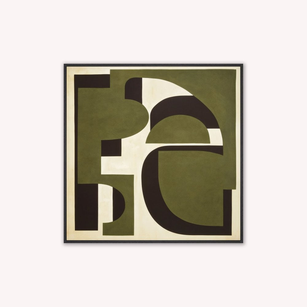 Matcha Haze 1 Framed Canvas Picture