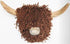 Highland Cows Head Brown Medium