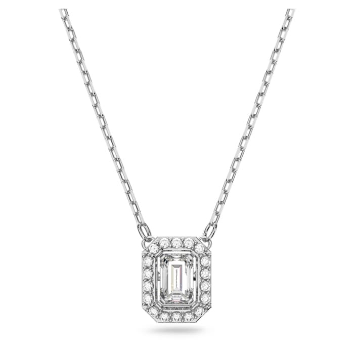 Swarovski Millenia Square Cut Rhodium Necklace