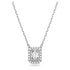 Swarovski Millenia Square Cut Rhodium Necklace