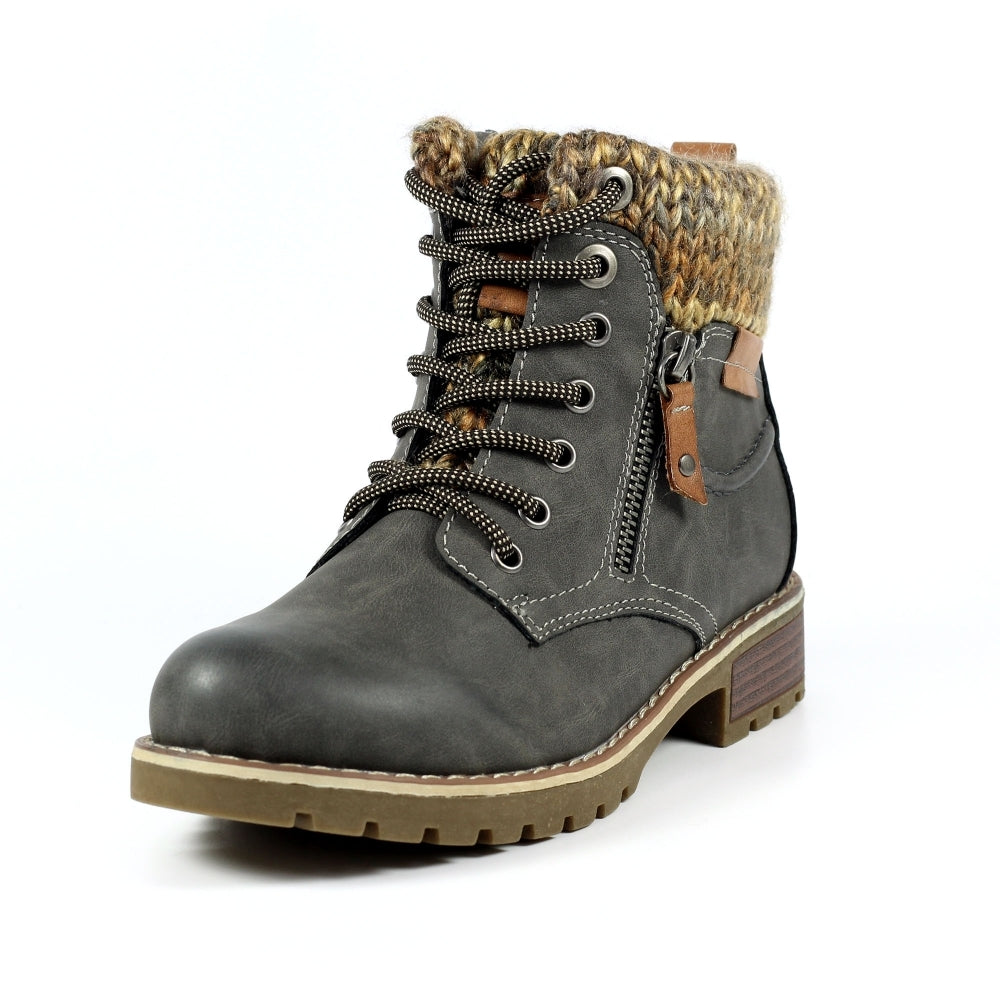 Lunar Millie Grey Waterproof Boot