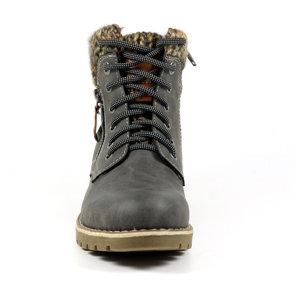 Lunar Millie Grey Waterproof Boot