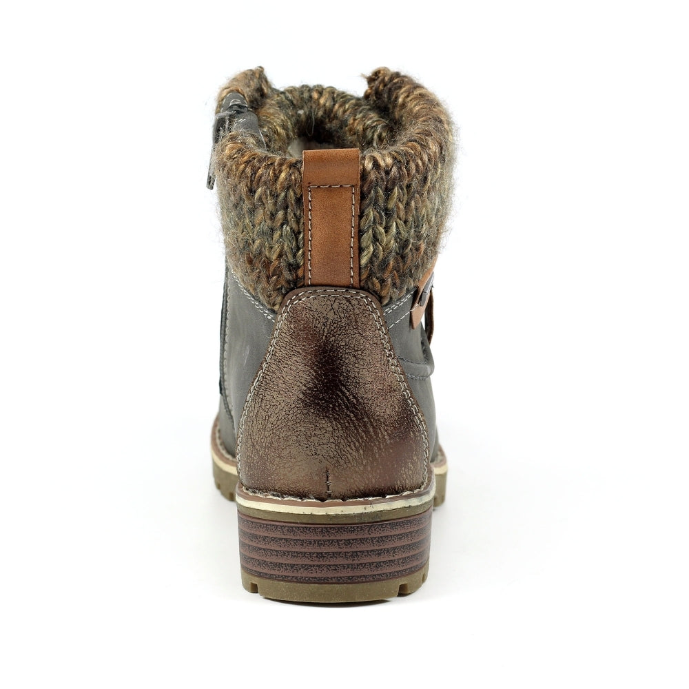 Lunar Millie Grey Waterproof Boot
