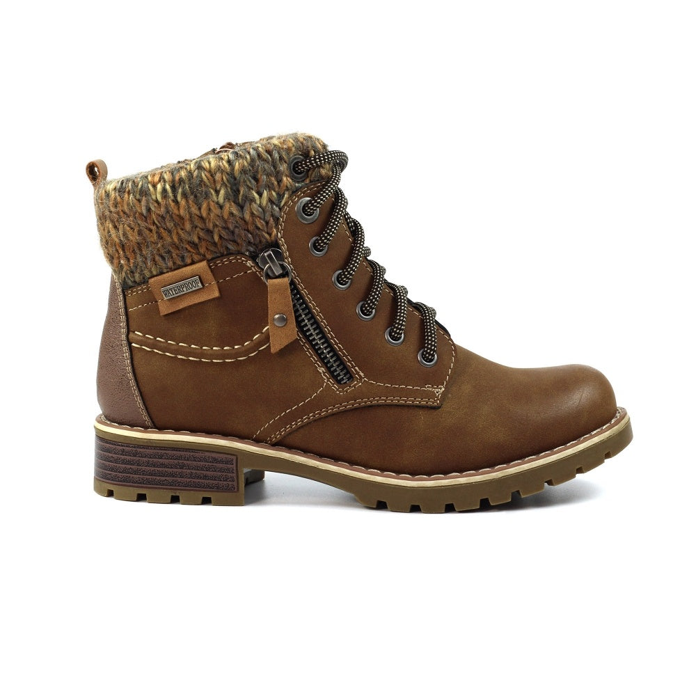 Lunar Millie Tan Waterproof Boot