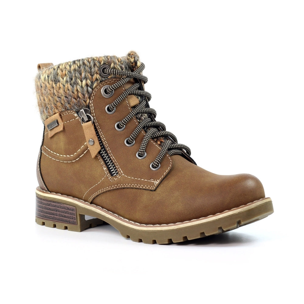 Lunar Millie Tan Waterproof Boot