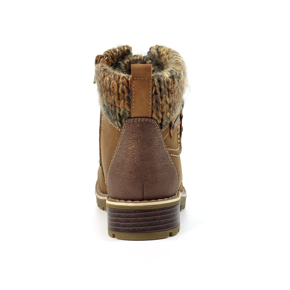 Lunar Millie Tan Waterproof Boot