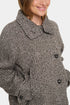 Saint Tropez Fawn Short Coat Mist Grey Melange