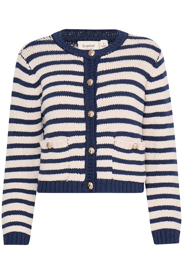 Fransa Belinda Knit Cardigan Moonbeam Mix