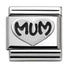 Nomination Silver Oxidised Mum Charm