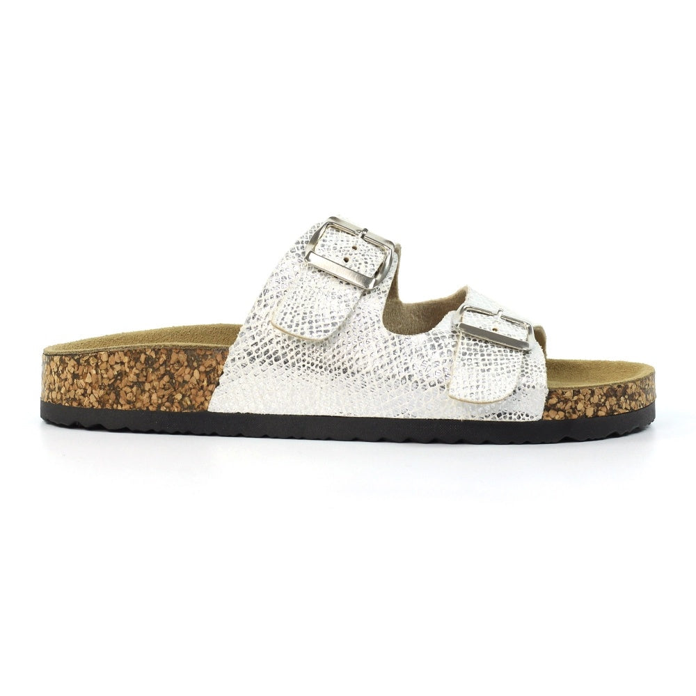 Lunar Mykonos Silver Sandal