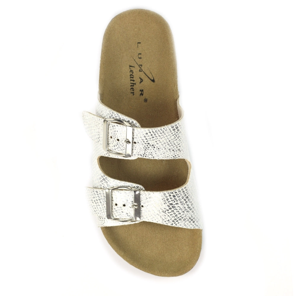 Lunar Mykonos Silver Sandal