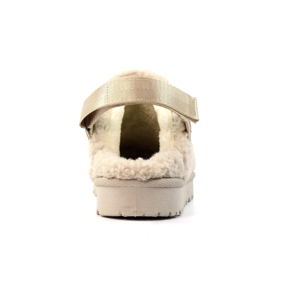 Lunar Naples Beige Slipper (Adjustable Strap)