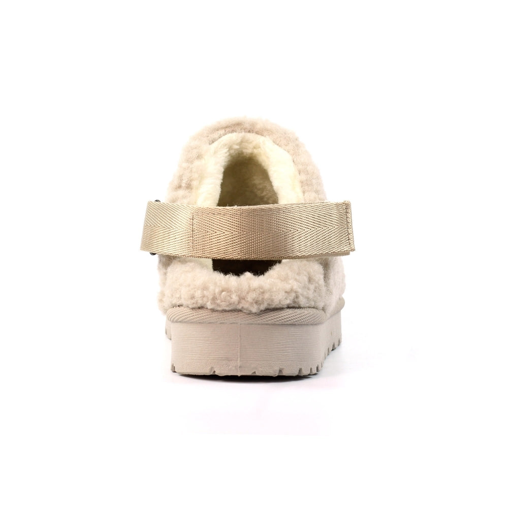 Lunar Naples Beige Slipper (Adjustable Strap)