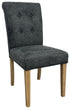 Bourton Dark Grey Upholstered Dining Chair