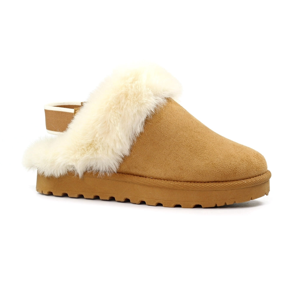 Lunar Nevis Tan Slipper (Removable Back Strap)