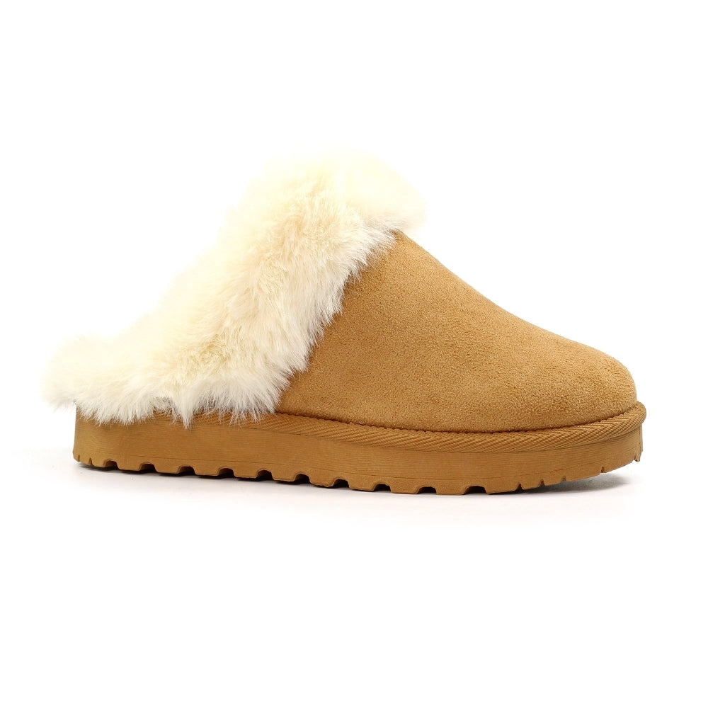Lunar Nevis Tan Slipper (Removable Back Strap)