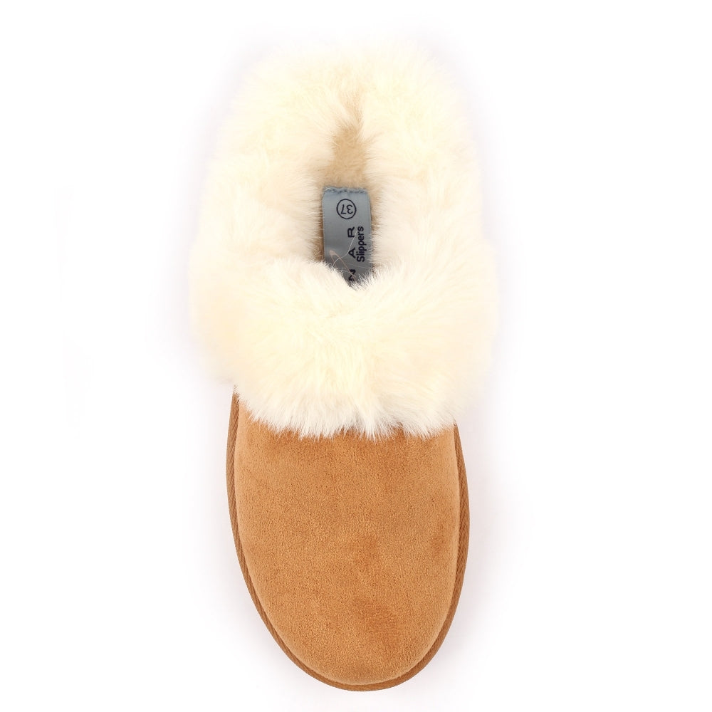 Lunar Nevis Tan Slipper (Removable Back Strap)