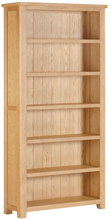 Bourton Light Oak Large Bookcase