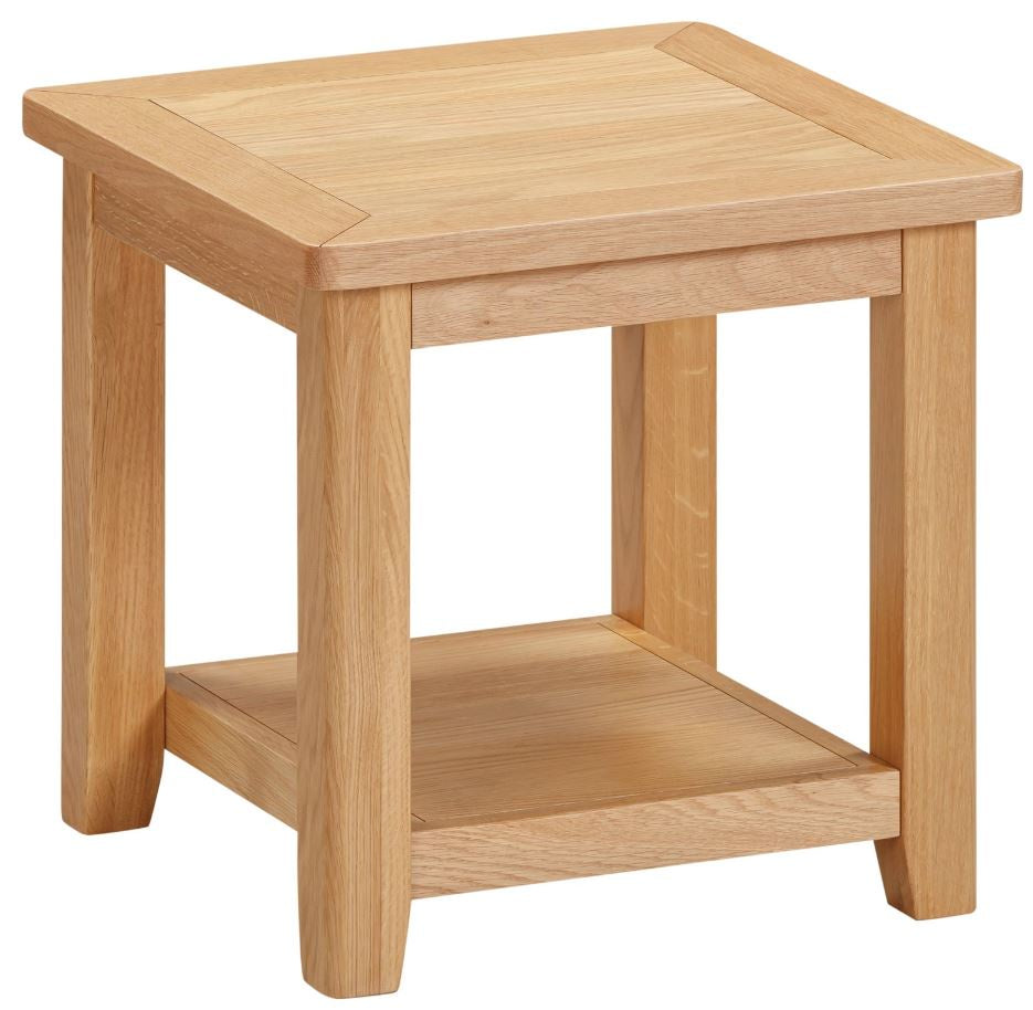 Bourton Light Oak Lamp Table