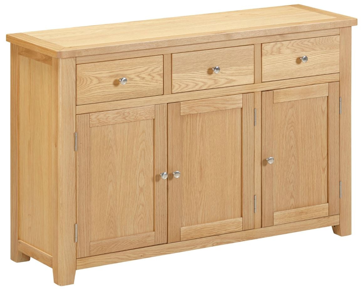 Bourton Light Oak Large Sideboard