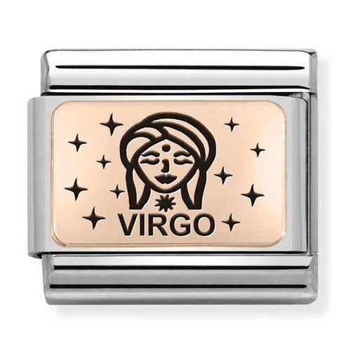 Nomination Rose Gold Virgo Zodiac Charm
