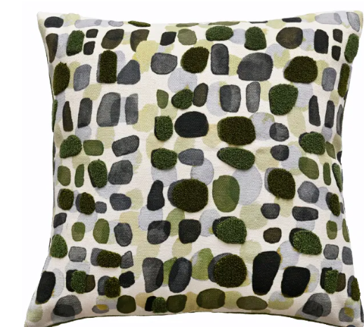 Malini Alfie Olive Cushion