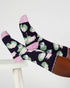 Thought Birth Flower Bamboo Socks Water-Lily 4-7