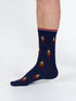 Thought Christmas Nutcracker Bamboo Socks Navy 7-11