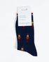 Thought Christmas Nutcracker Bamboo Socks Navy 7-11