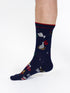 Thought 12 Days Of Christmas Bamboo Socks Navy 7-11